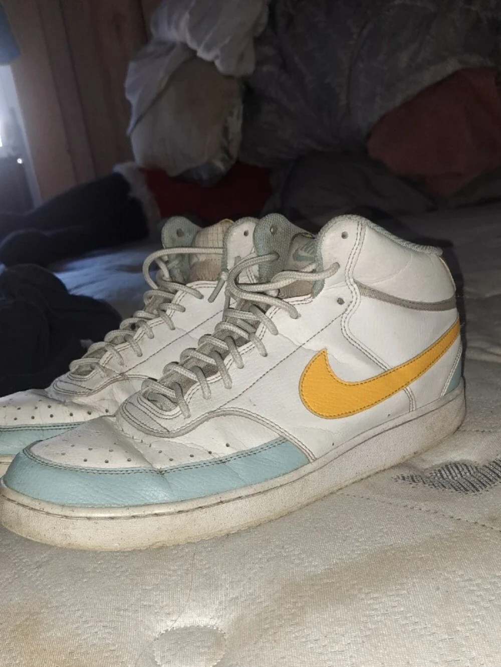 Nike Court Vision Mid Next Nature White Ocean Bliss